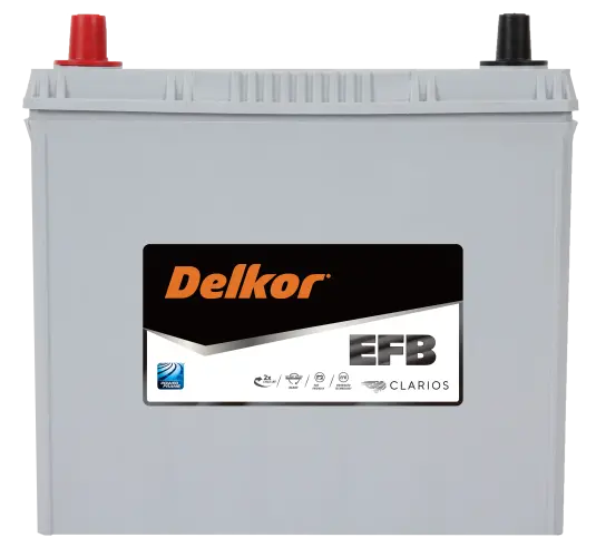Delkor Sn55b24refb Stop-Start Efb Battery - 500Cca 58Ah 1