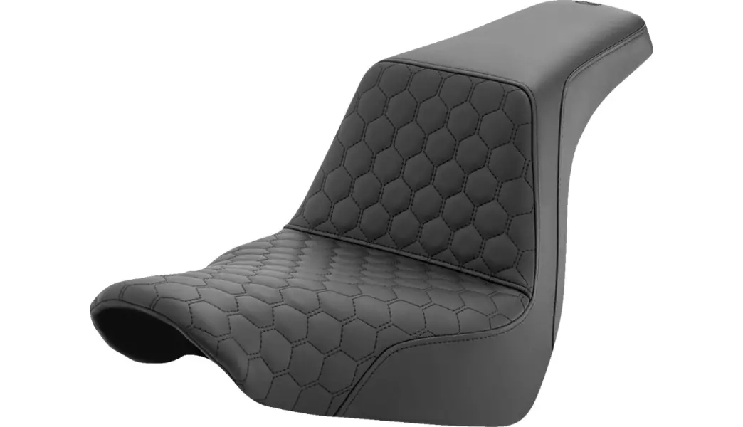 Saddlemen Step-Up Seat - Honeycomb - Fl/Fx (818-29-177) Softail 18-24 1