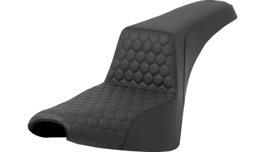Saddlemen Step-Up Seat - Honeycomb - Fxbb/Fxst (818-30-177) Softail 18-24 1
