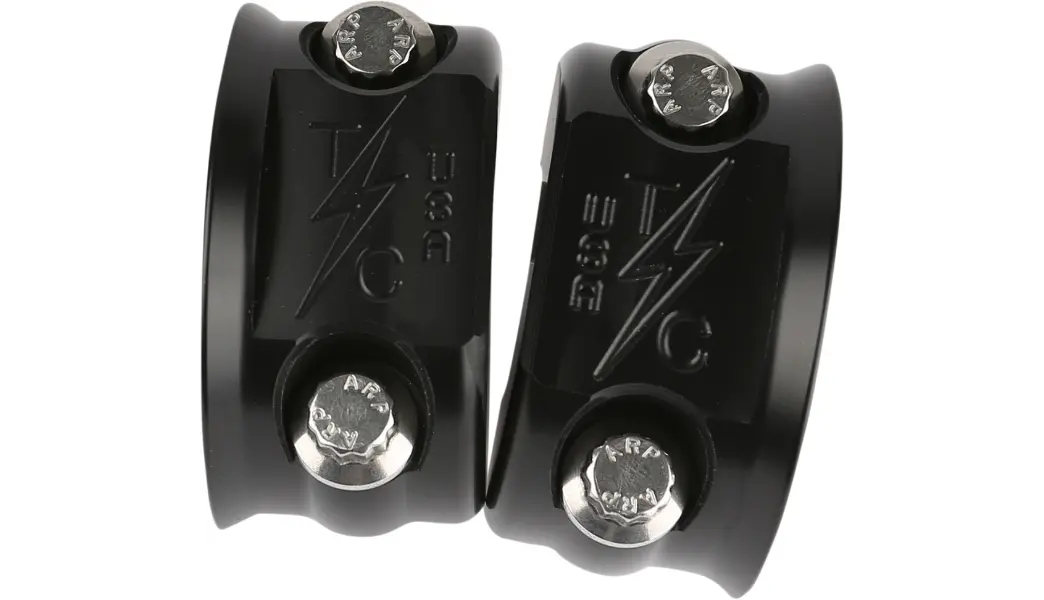 Thrashin Supply Co. Perch Clamps - Clutch/Brake - Black Tsc-2703-1 1
