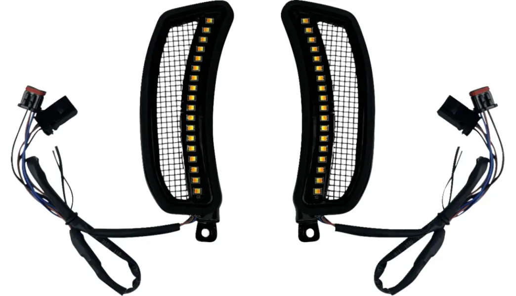 Custom Dynamics Low Rider St Fairing Vent Lights 1