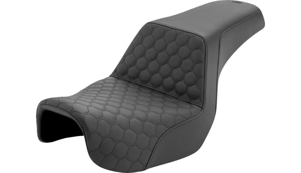 Saddlemen Step-Up Seat - Honeycomb (806-04-177) Dyna 06-17 1