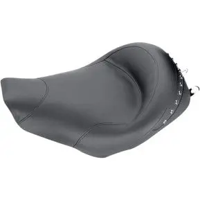 Mustang - Wide Solo Seat - Smooth, Studded - '97-07 Touring 1