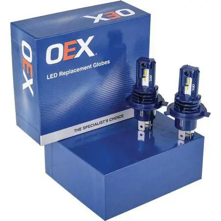 Oex H4 Led Globe (Off-Road Use) One Pair - Glx08h4v2 1