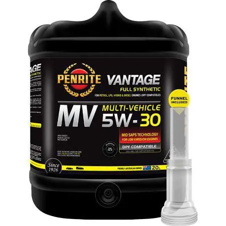 Penrite Vantage Fully Synthetic 5W-30 20L Engine Oil - Vanmv5w30020 1