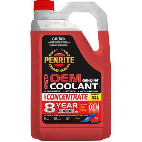 Penrite Oem-Approved Red Concentrate Coolant 5L - Coolred005 1