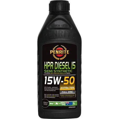 Penrite Hpr Diesel 15 Semi Synthetic 15W-50 1L Engine Oil - Hprd15001 1