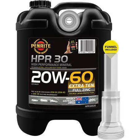 Penrite Hpr 30 20W-60 20L Engine Oil - Hpr30020 1