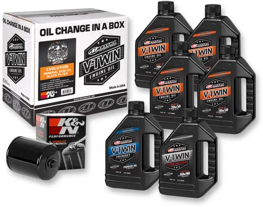 Maxima Racing Oil Change Kit - Evo - Non Synthetic 1
