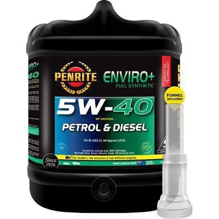 Penrite Enviro+ 5W-40 20L Engine Oil - Eplus5w40020 1