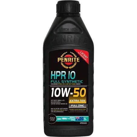 Penrite Hpr 10 Fully Synthetic 10W-50 1L Engine Oil - Hpr10001 1