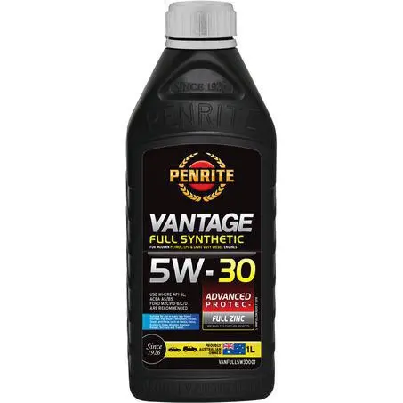 Penrite Vantage Fully Synthetic 5W-30 1L Engine Oil - Vanfull5w30001 1