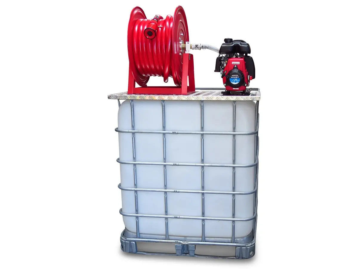 Firechief 1000L Firefighting Pump, Reel & Tank Kit 1