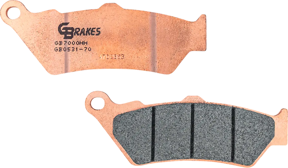 Gbrakes Hh Sintered Brake Pads (Gb053170) - Street 16-20 1