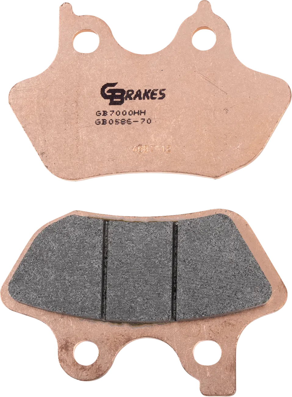 Gbrakes Hh Sintered Brake Pads (Gb058670) - Touring 00-07 1