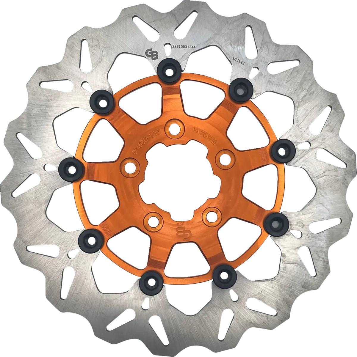 Gbrakes Wave Brake Rotors (Df680cwo) - Touring, Softail, Dyna, Sportster 1