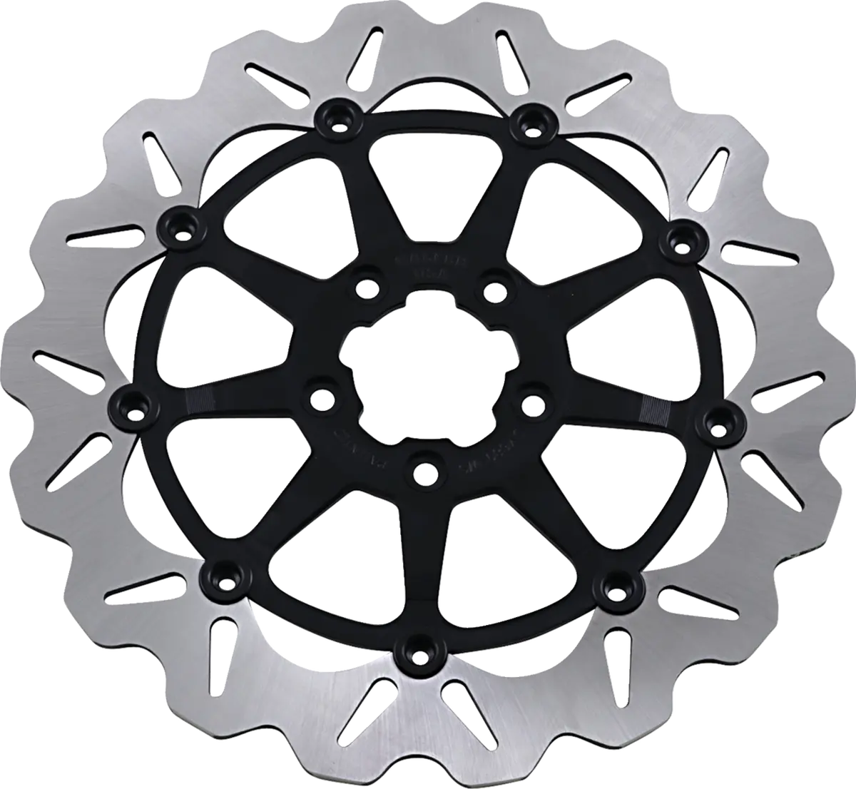 Gbrakes Oversize Wave Brake Rotor (Df680cwsb) - Softail, Touring, Dyna, Pan America, V-Rod, Sportster 1
