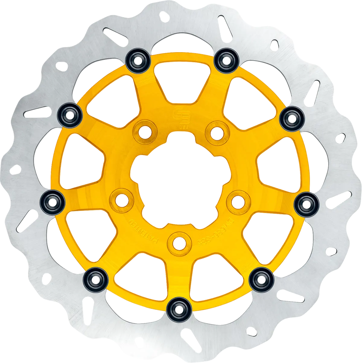Gbrakes Oversize Wave Brake Rotor (Gbdu034) - Softail, Touring, Dyna, Pan America, V-Rod, Sportster 1
