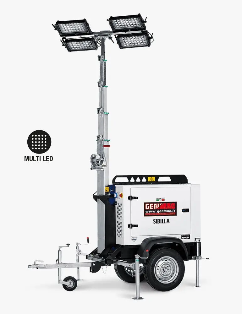 Genmac Sibilla Light Tower Tm8k-M5 1
