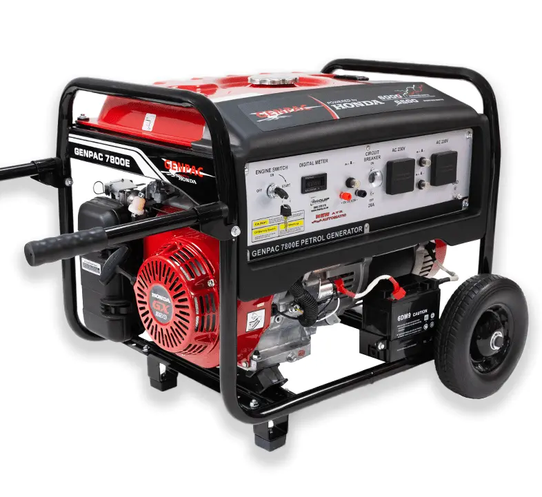 Genpac 7800E 6.5Kw Honda Powered Generator 1