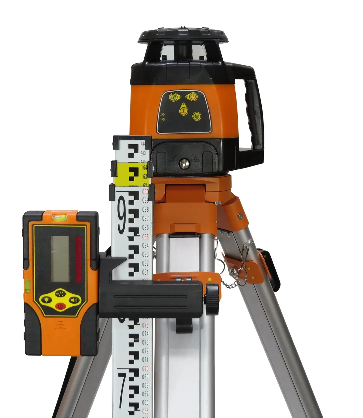 Geotuff Gt522 Rotating Laser Level Incl Staff & Tripod 1
