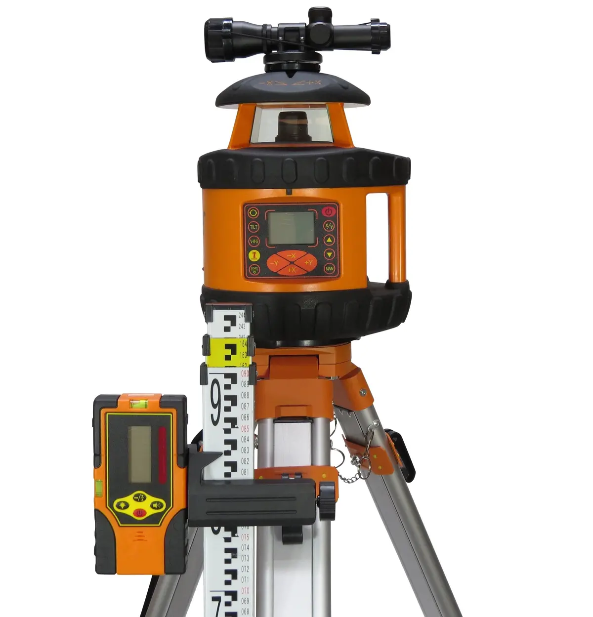 Geotuff Gt530 Rotating Laser Level Incl Staff & Tripod 1