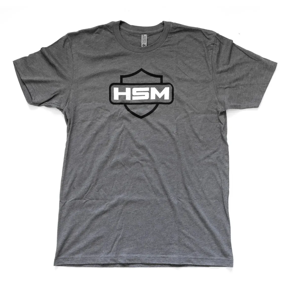Hsm Shield Logo Tee – Gray 1