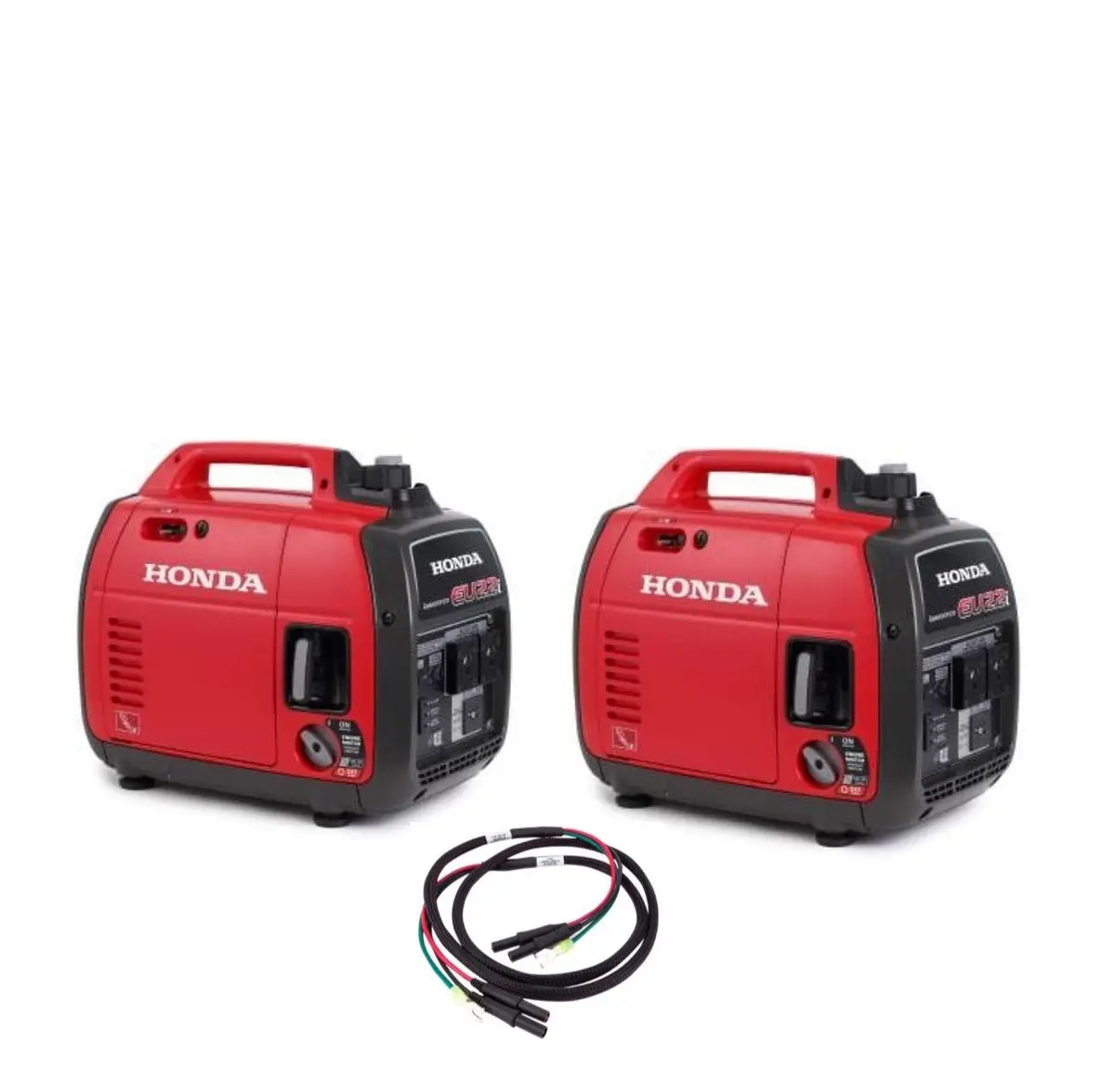 Honda Eu22i Inverter Generator X 2 Incl Joining Cord 1