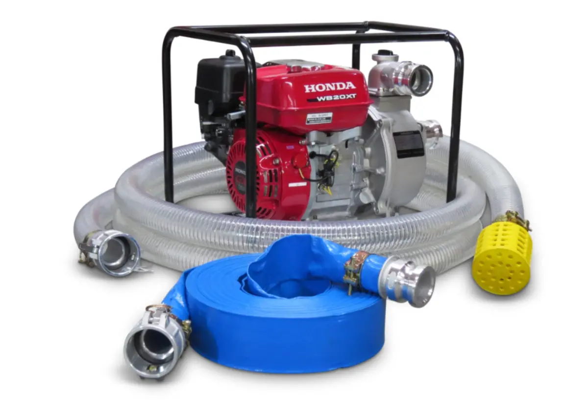 Honda Wb20xt Water Pump + Hose Kit 1