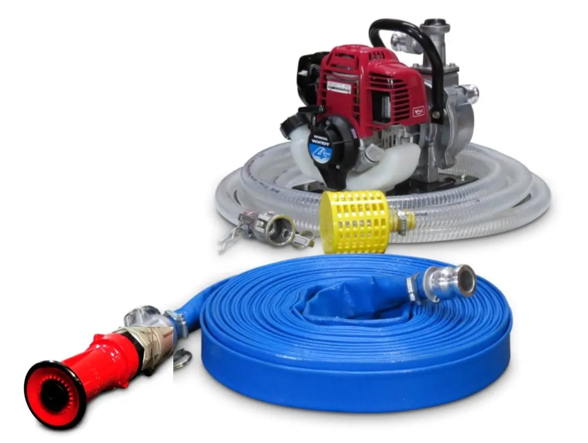Honda Wx10 Water Pump + Firefighting Hose Kit 1