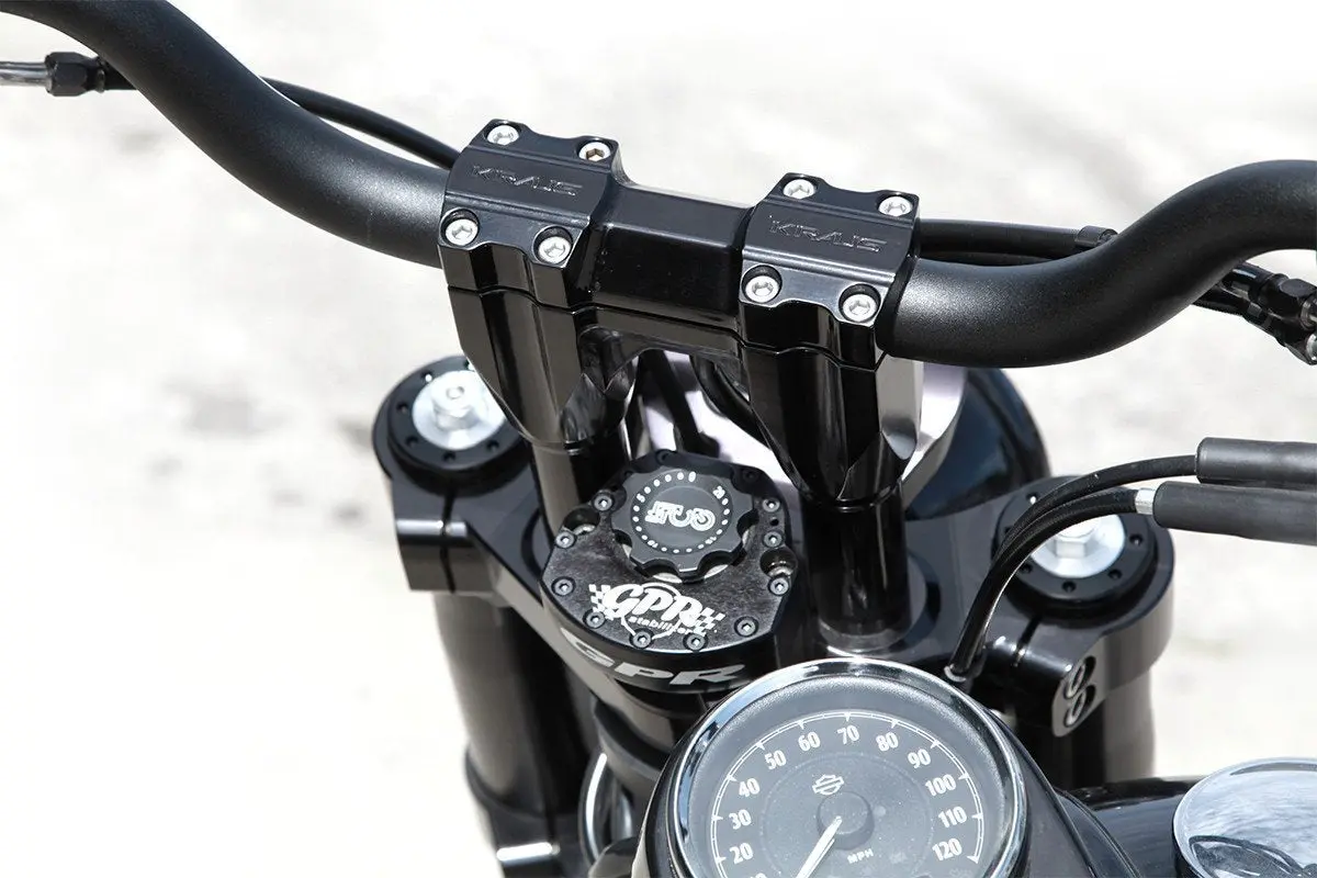 Kraus Isolated Risers (Dyna, Pre-18 Softail, Fxr, Sportster) 3