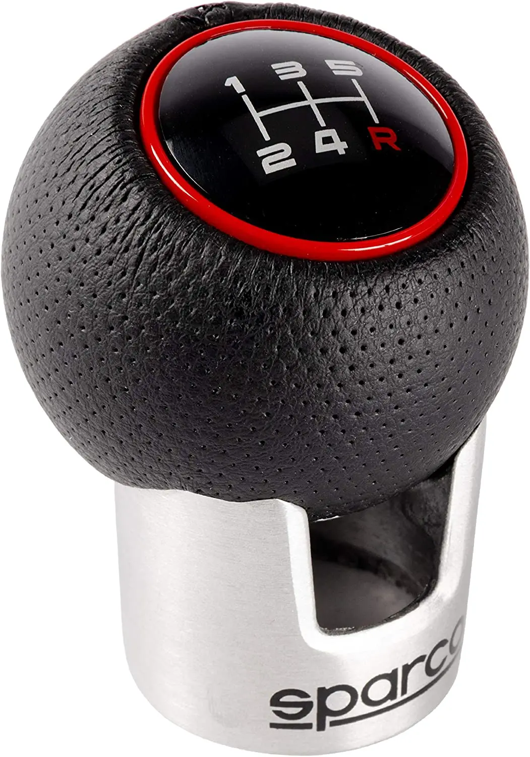 Manete De Mudanças Sparco Lazio, Black/Red 1