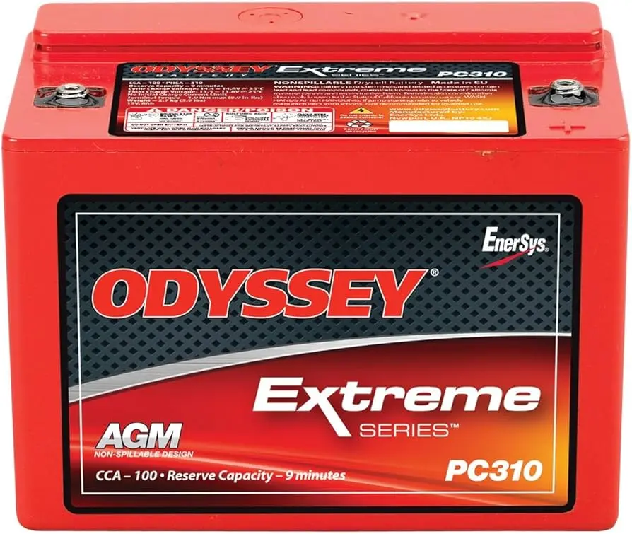 Odyssey Pc310 Agm Racing Car Battery - 12V 1