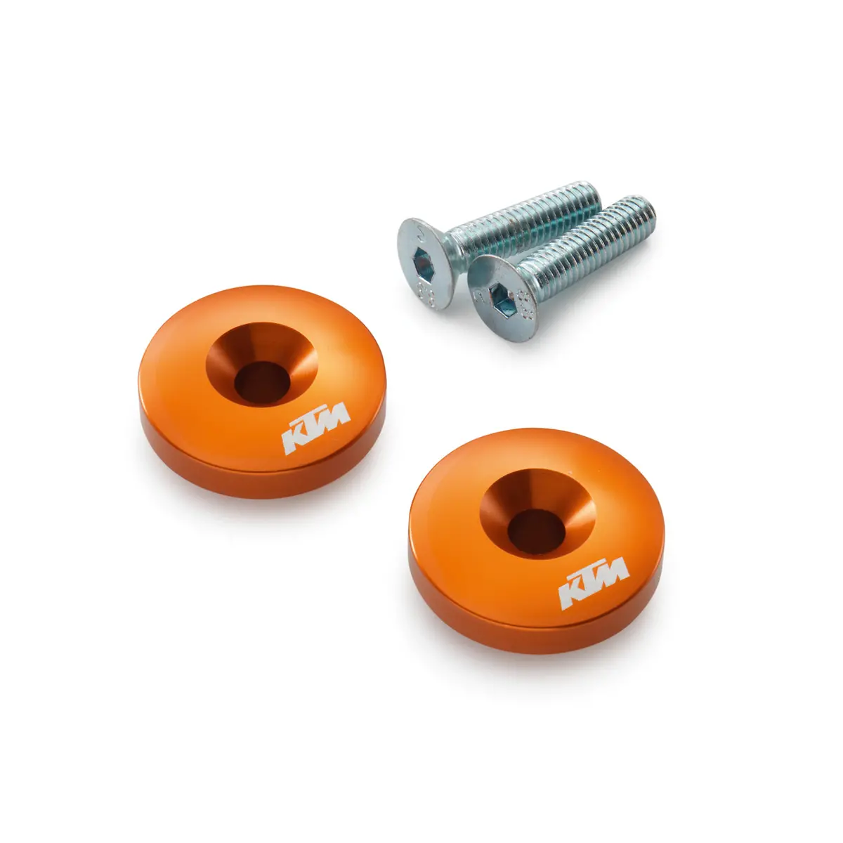 Ktm Aluminum Handlebar End Caps For Rc 390 / 390 Duke 1