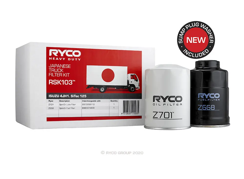 Rsk103 Ryco Service Kit Isuzu 4Jh1 (Nkr77) 1