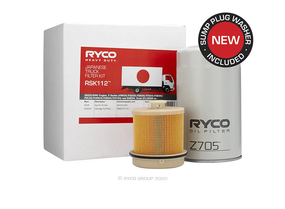 Rsk112 Ryco Service Kit Isuzu 6Hki Engine. F Series 1