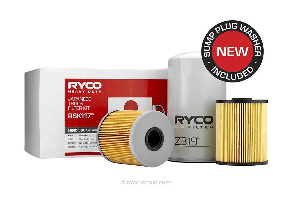 Rsk117 Ryco Service Kit Hino 500 Series Fc8j (Us04) 1
