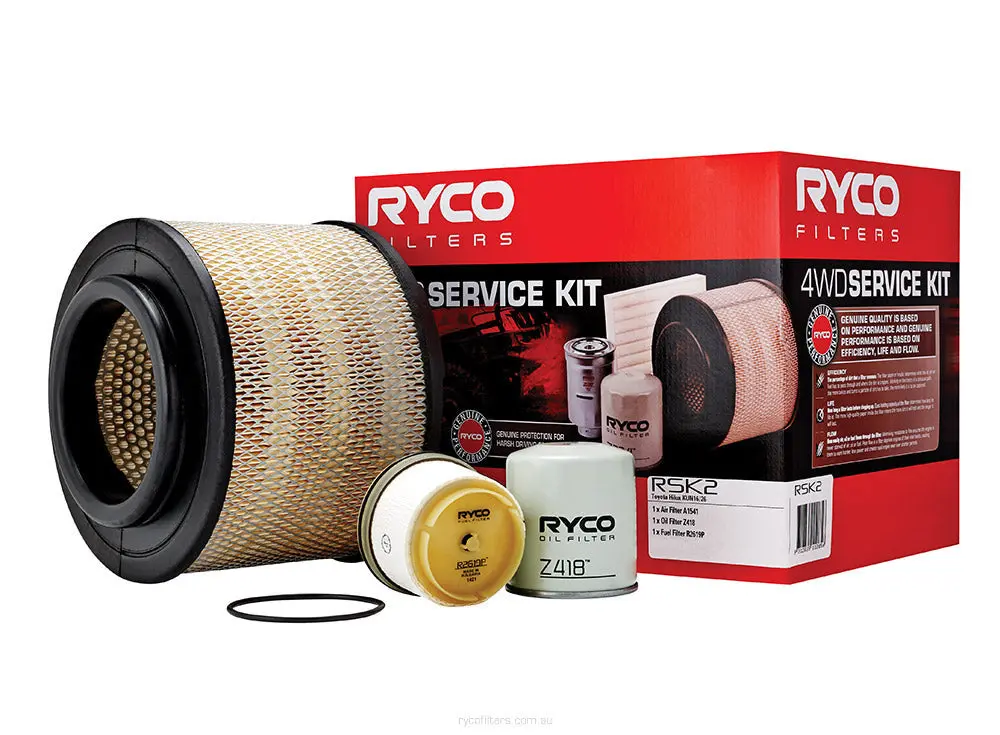 Ryco 4Wd Service Kit For Hilux 3.0 D 4Wd (Kun26_) Kun26 Rsk2 1