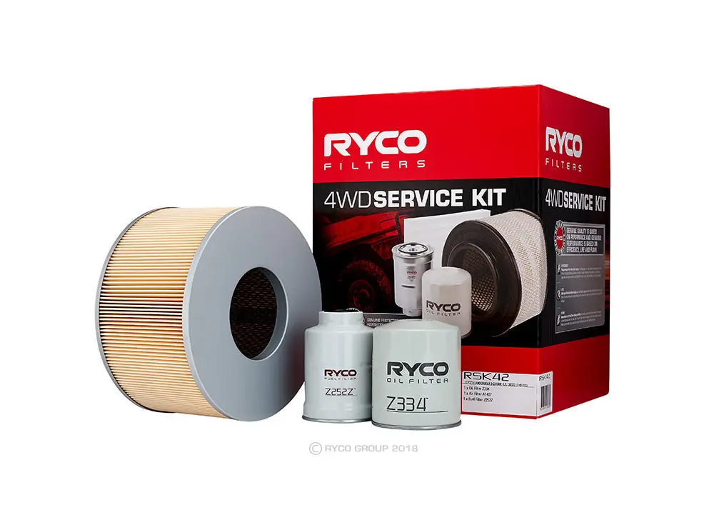 Ryco 4Wd Service Kit Toyota Landcruiser Hdj100r With 1Hd-Fte Engines Rsk42 1
