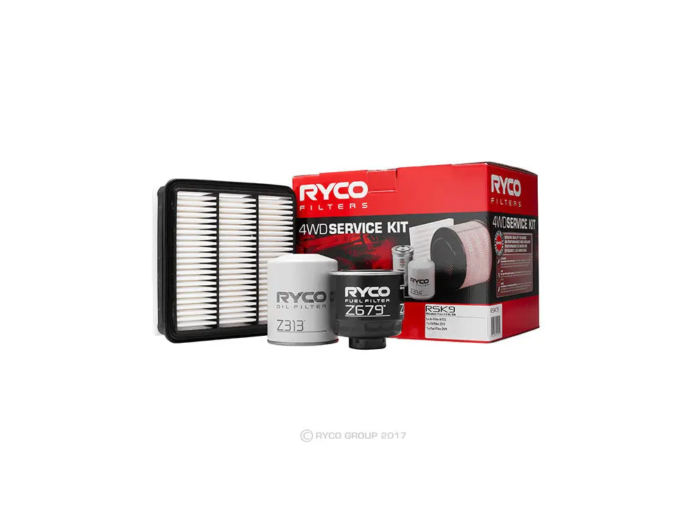 Ryco 4Wd Service Kit Mitsubishi Triton 2.5L, Ml & Mn Ryco Rsk9 1