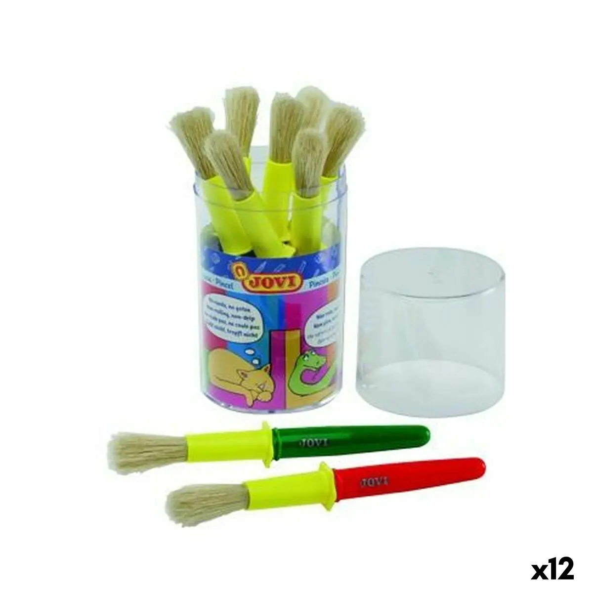 Pincéis Jovi Multicolor 9 Peças (12 Unidades) 1