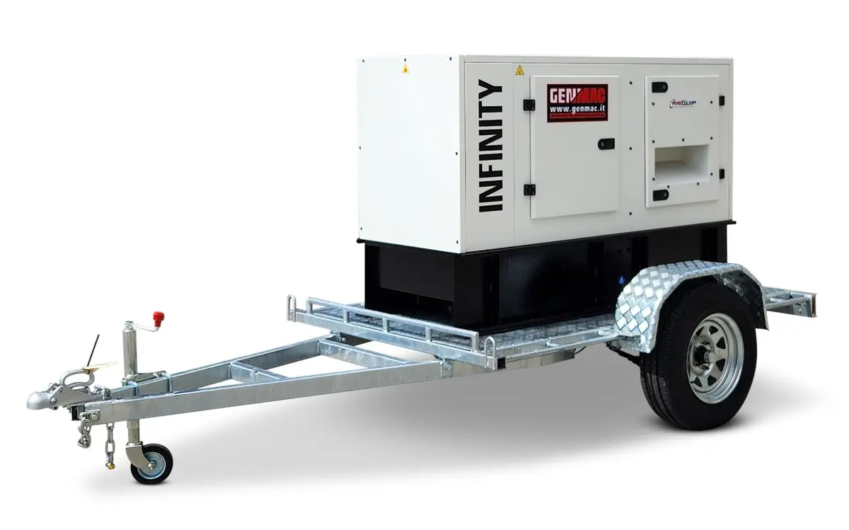 Single Axle Generator Trailer To Suit Genmac Models Rg11000ys, G15000ys, G20ys And Rg20ys 1
