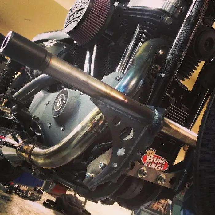 Bung King Sportster Highway Peg Crash Bar 2