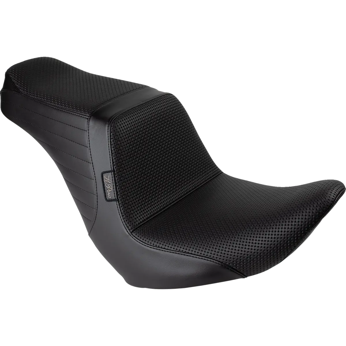 Le Pera Tailwhip Up Front Seat - Basket Weave - Black - Flsb/Fxlr (Lyru-580Bw) Softail 18-24 1