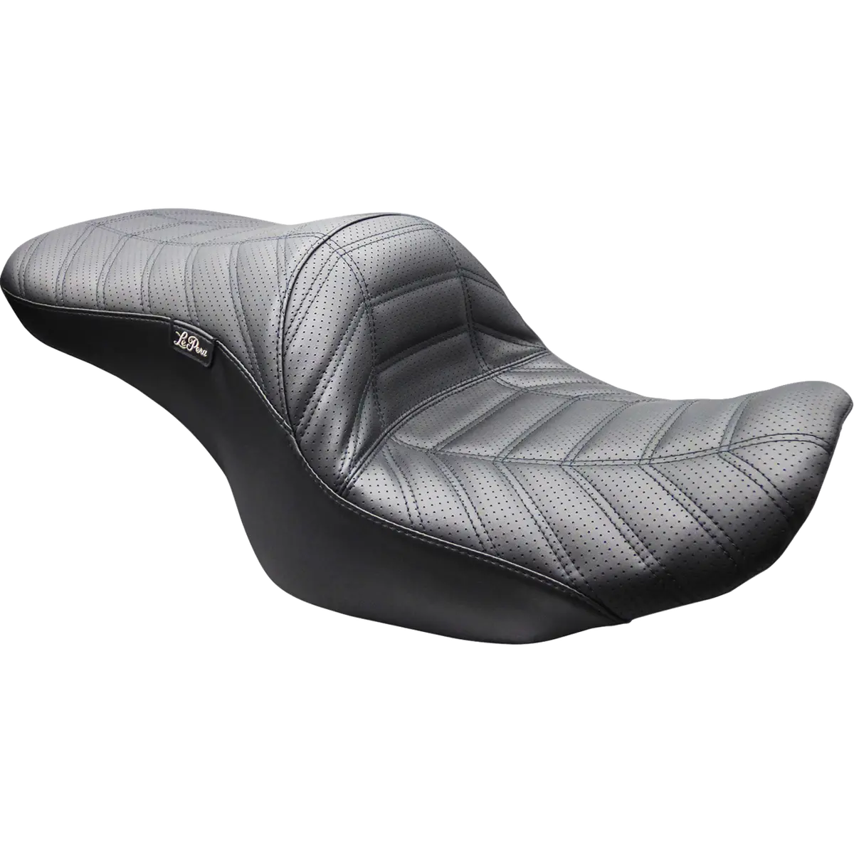 Le Pera Maverick Up-Front Seat - Without Backrest - Black Indy Stitch - Flh/Flt (Lvu-957 Indy) Touring 23-26 1