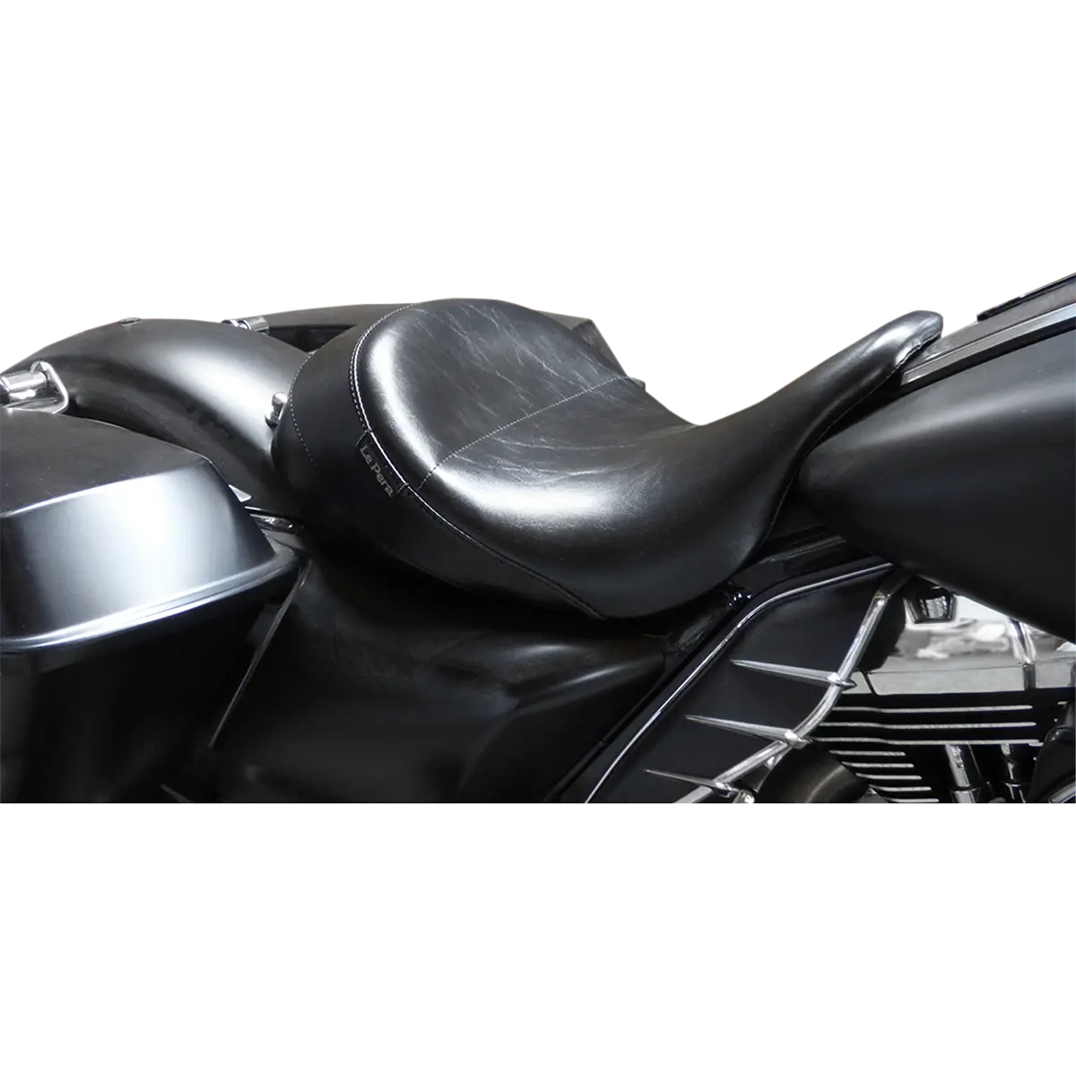 Le Pera Aviator Up Front Solo Seat - Smooth - Black (Lku-017) Touring 08-24, Cvo 14 1