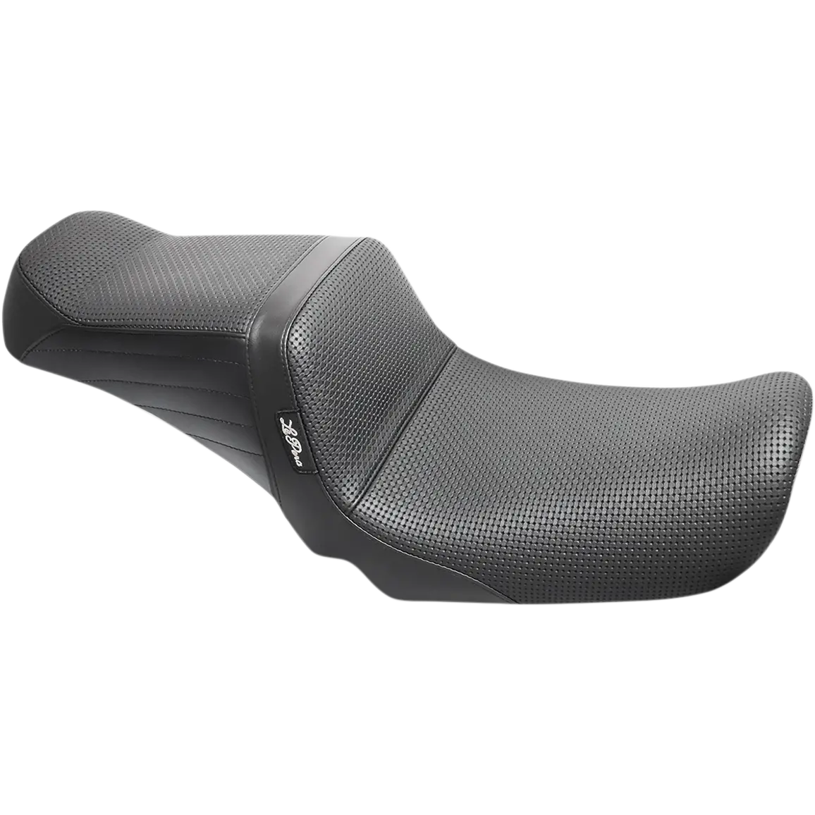 Le Pera Tailwhip Seat - Basketweave - Black (Lk-581Bw) Dyna 06-17 1