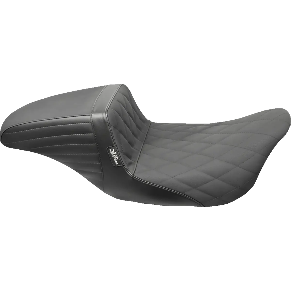 Le Pera Kickflip Daddy Long Legs Seat - Diamond W/ Gripp Tape - Black (Lk-597Dldmgp) Touring 08-23 1
