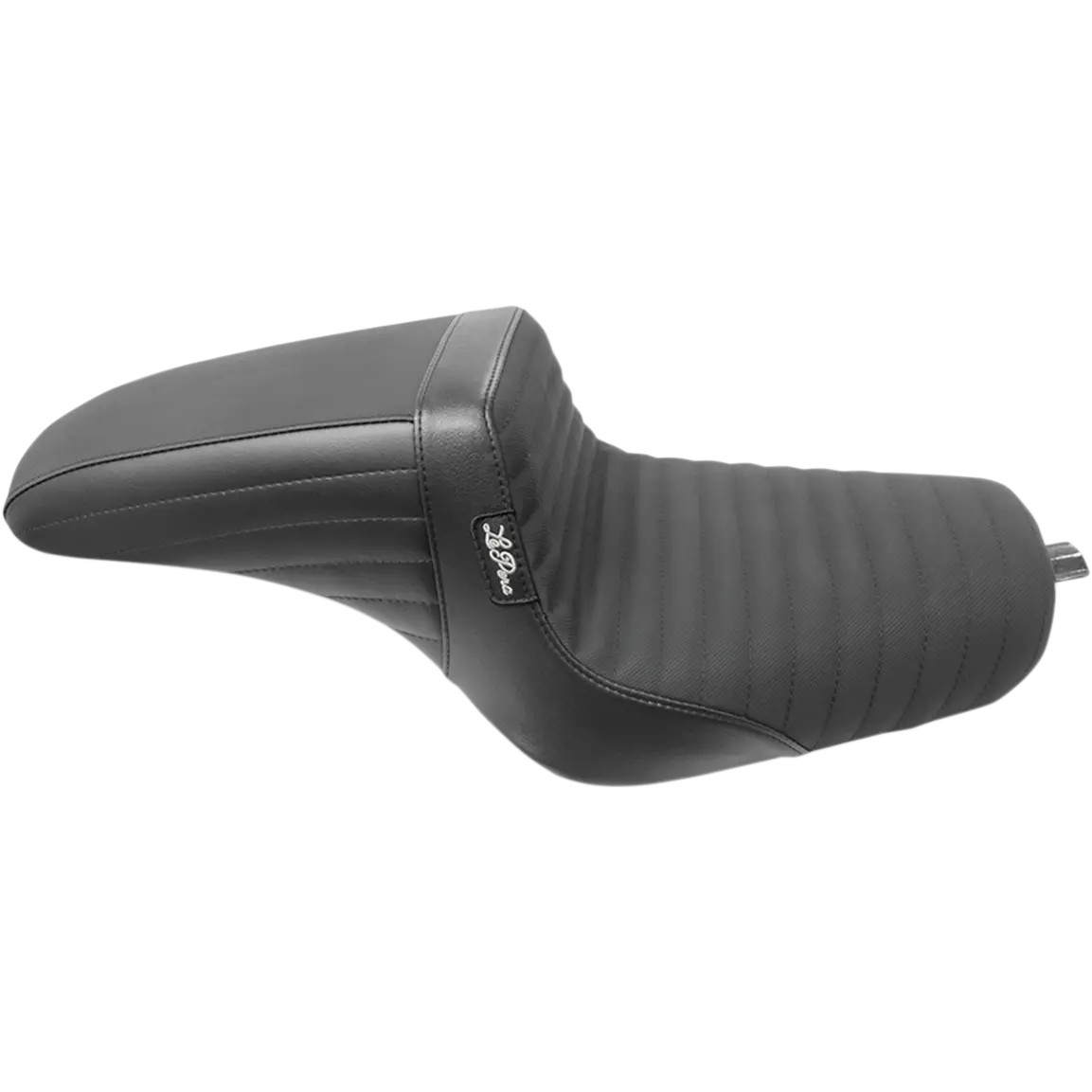 Le Pera Kickflip Seat - Pleated W/ Gripp Tape - Black (Lk-596Ptgp) Sportster 10-22 1