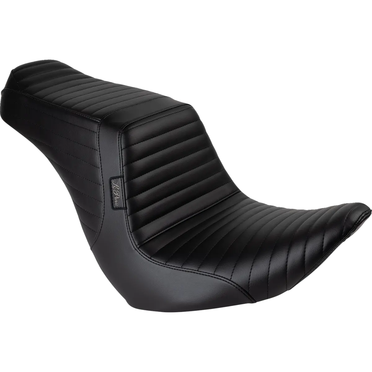 Le Pera Tailwhip Up Front Seat - Pleated - Black - Flsb/Fxlr (Lyru-580Pt) Softail 18-24 1